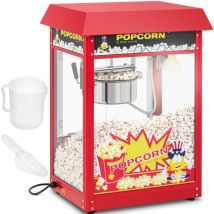 Royal Catering - Machine à pop corn Appareil à pop corn Rétro 5-6 kg/h (16 l/h) 195/235 °C0 Rouge