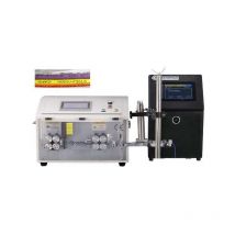 Machine automatique pour couper et dénuder les câbles unipolaires (1,5-35 mm²) + marqueur jet d'encre