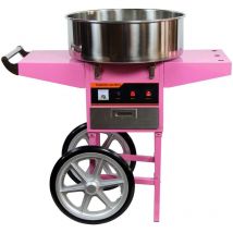 Machine barbe à papa professionnelle avec chariot