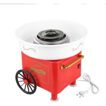 Sifree - Machine à barbe à papa,avec chariot ,machine à barbe à papa rouge