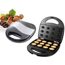 Ranipobo - Gaufrier Multifonction, Noyer eLectrique Gateau Fabricant Automatique Mini eCrou Gaufre Pain Machine a Sandwich Fer Grille-Pain de Cuisson