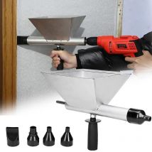 Pistolet à Joints Électrique pour Mortier,Pistolet Joint Électrique Portable avec 4 Embouts, Pistolet Ciment Électrique, Sans Perceuse Électrique