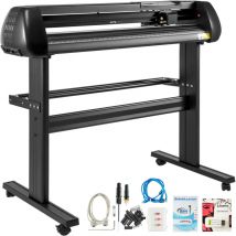Mophorn - Machine de découpe de vinyle 28 pouces Traceur de base avec support Force et vitesse réglables Fabrication d'enseignes 110 v Construction
