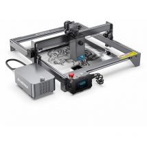 Machine de découpe et gravure laser, puissance laser 20W, zone de gravure 400x400mm, laser ultra fin à mise au point fixe, haute énergie prend charge