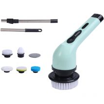 Decdeal - Machine de nettoyage électrique sans fil, brosse de cuisine automatique rechargeable, outil de nettoyage professionnel pour carrelage de