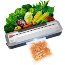 Kkmoon - Machine d'emballage sous vide 100W 55KPa puissance d'aspiration sous vide, argent