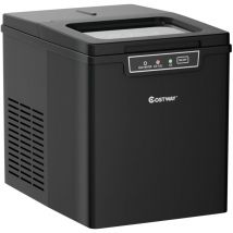 Helloshop26 - Machine à glaçons 12kg/24h portable 9 glaçons par 8 min avec réservoir 1,85 litres affichage-lcd 105 watts