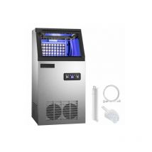 Machine à Glaçons 220V Capable de Produire 68kg par 24 heures Machine à Glace Com ME rciale Pour Cafés Maisons Restaurants Bars Hôtels