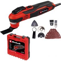 Einhell - Outil multifonction te-mg 350 eq (350 w, vitesse d'oscillation variable de 22 000 à 40 000 oscillations/min) Livré avec coffret et