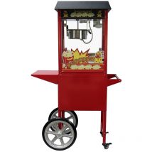 Gt Catering - Machine à pop corn professionnelle avec chariot