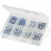 Machine Screws & Nuts Pack - 105pce - Fixman