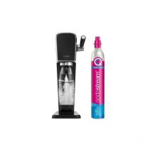 Sodastream - Machine a soda art - Noire - bouteille et cylindre de gazéification inclus