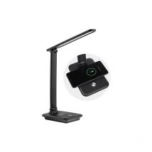 Maclean lampe de bureau led à intensité variable lampe de bureau 9W avec chargeur qi à induction MCE616 b