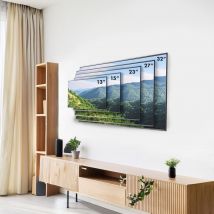 Maclean - MC-417 Support pour téléviseur ou moniteur, Support mural de pour écrans de 13-32', Rotation e Inclinaison réglable, vesa max. 100x100,