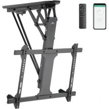 Elektrische Deckenhalterung für tv, TUYA-Unterstützung, max. vesa 600x400, für schräge Wände, Fernbedienung, 32'-70', 35kg, MC-880T - Maclean