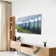 Maclean MC-418 TV- oder Monitorhalterung, Wandhalterung für Bildschirme of 23-43", Drehung e Neigungsverstellbar, max. VESA 200x200, Max. Belastung