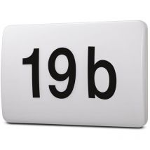 Maclean MCE292 led lampe de numéro de maison avec interrupteur crépusculaire applique murale d'extérieur 950LM 12W 4000K IK10 ip