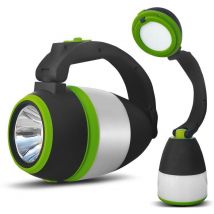 Mac Lean - maclean MCE298 lampe led 3EN1 camping lampe de bureau lampe de poche 1W 60-200LM blanc froid 6000K 18650 1500MAH fonction banque