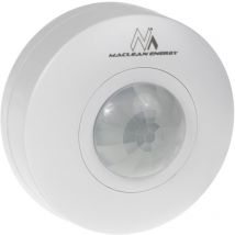 Mac Lean - maclean MCE314 w détecteur de mouvement pir portée 6M plafond charge max. 1200W IP20