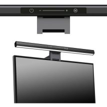 Maclean MCE620 lampe de moniteur led 5 w - luminosité réglable et température de couleur - lampe de bureau pour ordinateur - usb
