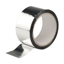 MacLean - Rollo adhesivo de aluminio para la colocación de subsuelo de parquet 50mmx50m Nordlinger