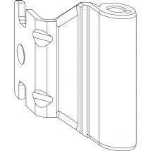 Maco - Multi 225355 Bandwinkel as/pvc 12/20-13 mm Fensterbeschlag 120 kg titan