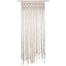 Tenda in filo metallico Macramé bianco avorio 90x200cm - Atmosphera créateur d'intérieur