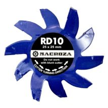 Fresa reafilable 2525 RD10 – Carburo de Tungsteno – Ideal para ladrillos y bloques de cemento