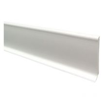 Madeinnature - Plinthe souple adhésive en pvc, Colle sèche haute qualité, différents Coloris, Blanc, Gris, Dimensions au choix Blanc - 30 ml.
