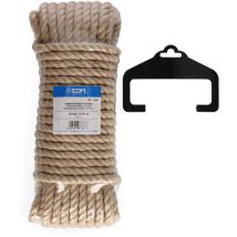 Madeja 15m cuerda natural yute bio. 3 cabos. calibre 10mm EDM