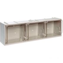 Buffet 3 casset.cristal boîte mm.600x155x175h
