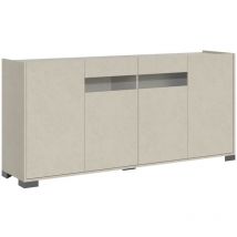 Bob Gardens - Buffet 4 portes 174x40x81 cm Riflesso cachemire