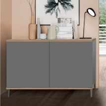 Madia moderna 2 ante Cloe b con piedini 15 colorazioni