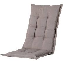 Madison - Coussin de chaise à haut dossier Basic 123x50 cm taupe