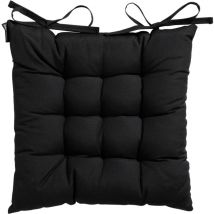 Cojín para silla Panama 46x46 cm negro Madison