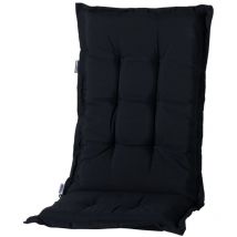 Madison - Coussin de chaise à haut dossier Panama 123x50 cm Noir