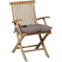 Cuscino da Seduta Panama 46x46 cm Grigio Talpa - Madison