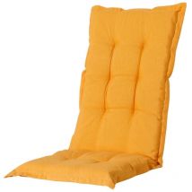 Madison - Cuscino Sedia Schienale Basso Panama 123x50 cm Dorato Oro