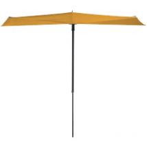 Parasol de balcon Sun Wave 270x150 cm Jaune doré Madison