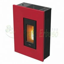 Pegaso - Madison - Stufa a pellet da 5.2 Kw rossa