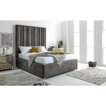 Madrid Grey Oakland Fabric Small Double Bed Frame
