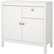 Madrid Sideboard 2 Türen 1 Schublade weiß.