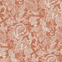 Wallpaper Mae Orange and Beige dutch wallcoverings