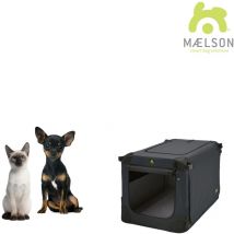 Maelson - Soft Kennel anthracite, 52 cm - cage de transport pliable pour chien