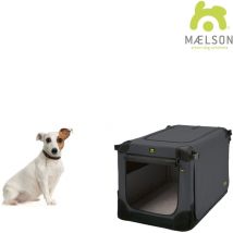 Maelson - Soft Kennel anthracite, 62 cm - cage de transport pliable pour chien