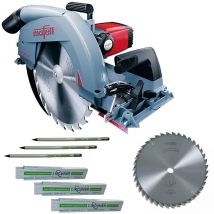Mafell - Handkreissäge mks 130 Ec 230 v + HM-Blatt 330x3,6x30 Z40 + Zollstockation