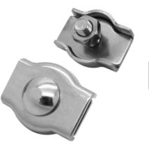 Morsetti per fune zincati Simplex 3 mm – 8 pezzi – Maggi