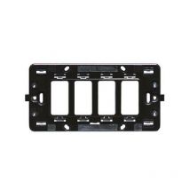 Bticino - magic black soporte 4 mÓdulos 504s