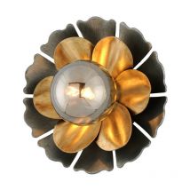 Hudson Valley Lighting - Magic Garden Applique 1 Luce Foglia Bronzo Grafite Nero
