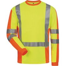 Maglia maniche lunghe UV / alta visibilità Drachten taglia L giallo / arancio ELYSEE